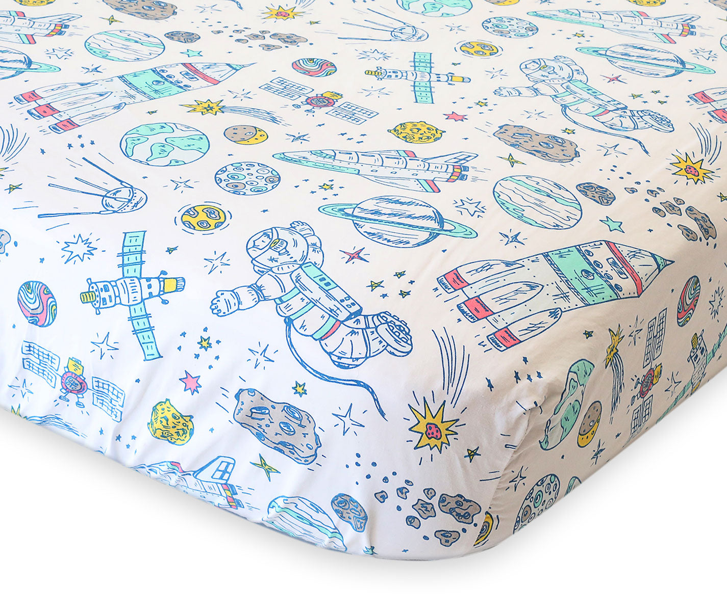 Outer space crib sheets best sale