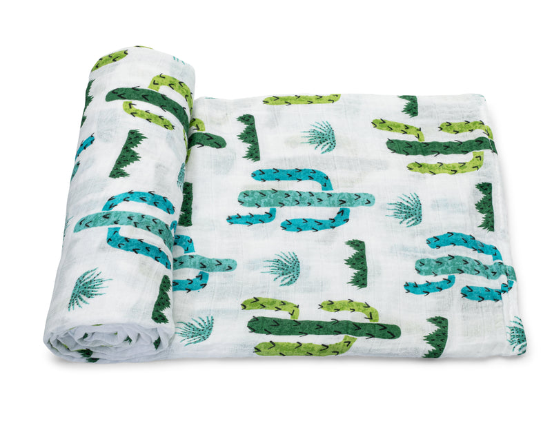 Muslin Swaddle Blanket - Cactus