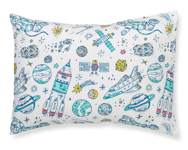 100% Cotton Toddler Pillowcase – Space