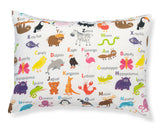 100% Cotton Toddler Pillowcase – Alphabet
