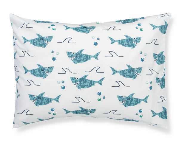 100% Cotton Toddler Pillowcase – Shark