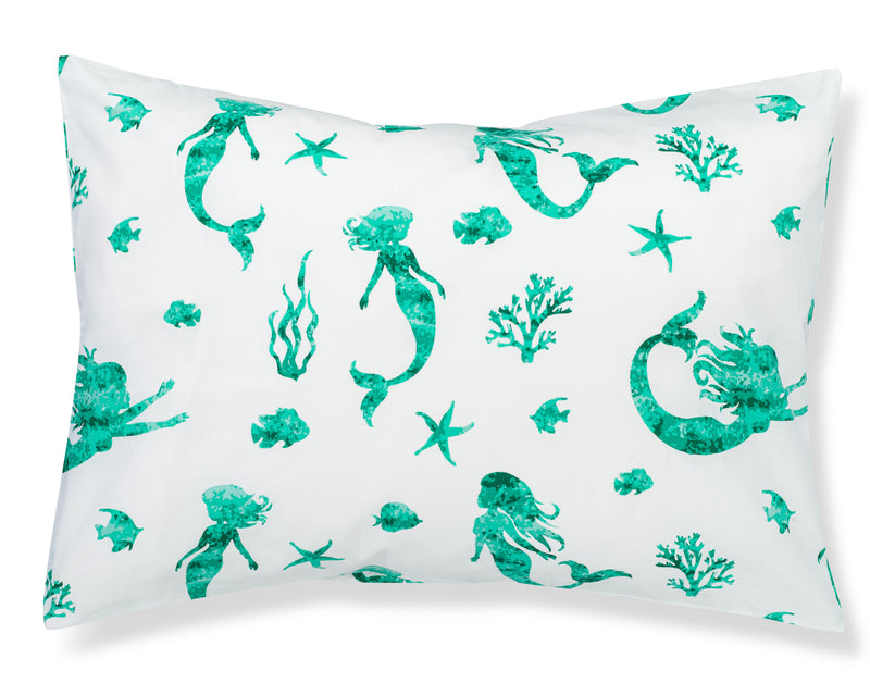 100% Cotton Toddler Pillowcase – Mermaid