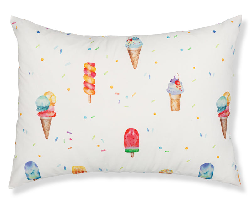 100% Cotton Toddler Pillowcase – Ice Cream