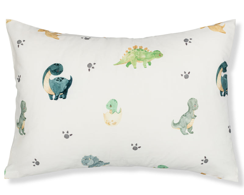 100% Cotton Toddler Pillowcase – Dinosaurs