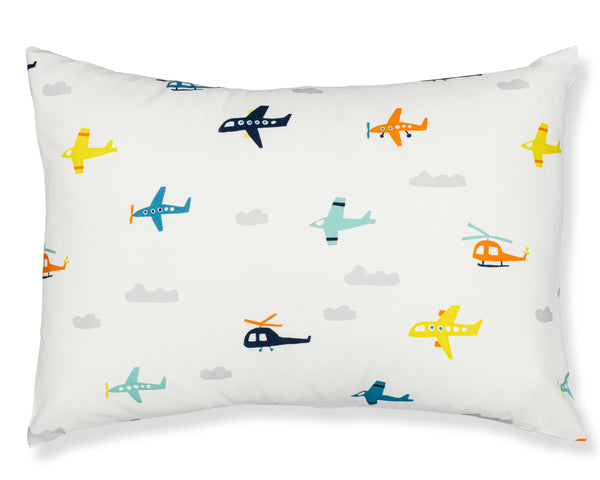 100% Cotton Toddler Pillowcase – Airplanes