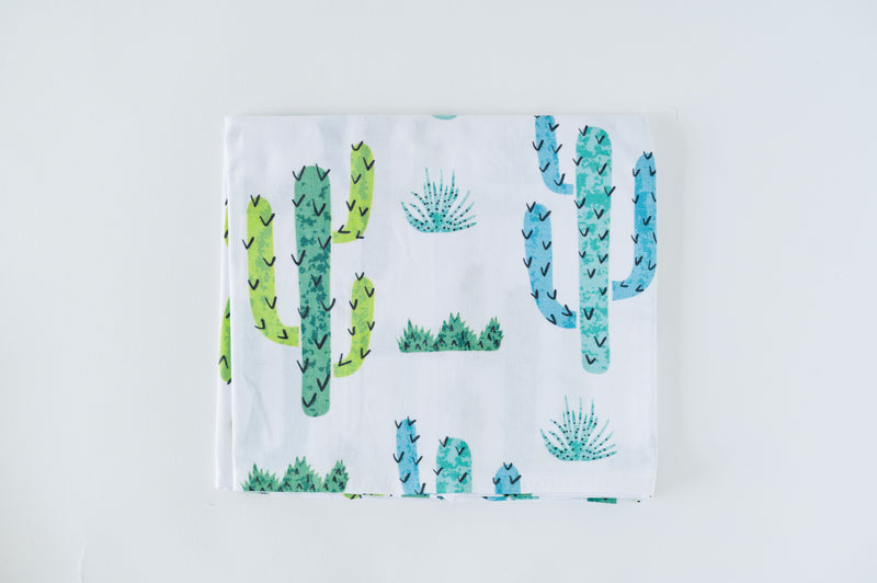 100% Cotton Toddler Pillowcase – Cactus
