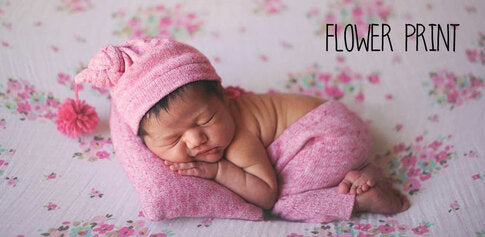 Muslin Swaddle Blanket - Pink Flowers