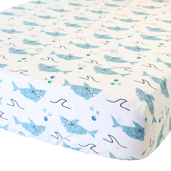 Baby shark crib outlet sheets